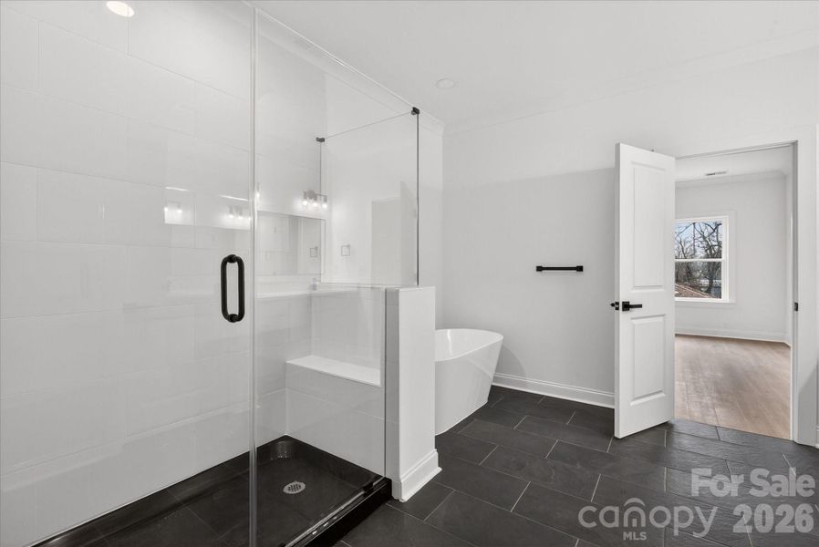 Furnished interior view inside a new home in , Charlotte (Image 10).