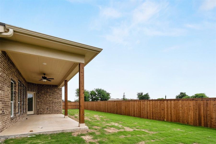 Exterior details and patio area of a home in , Mabank (Image 24).