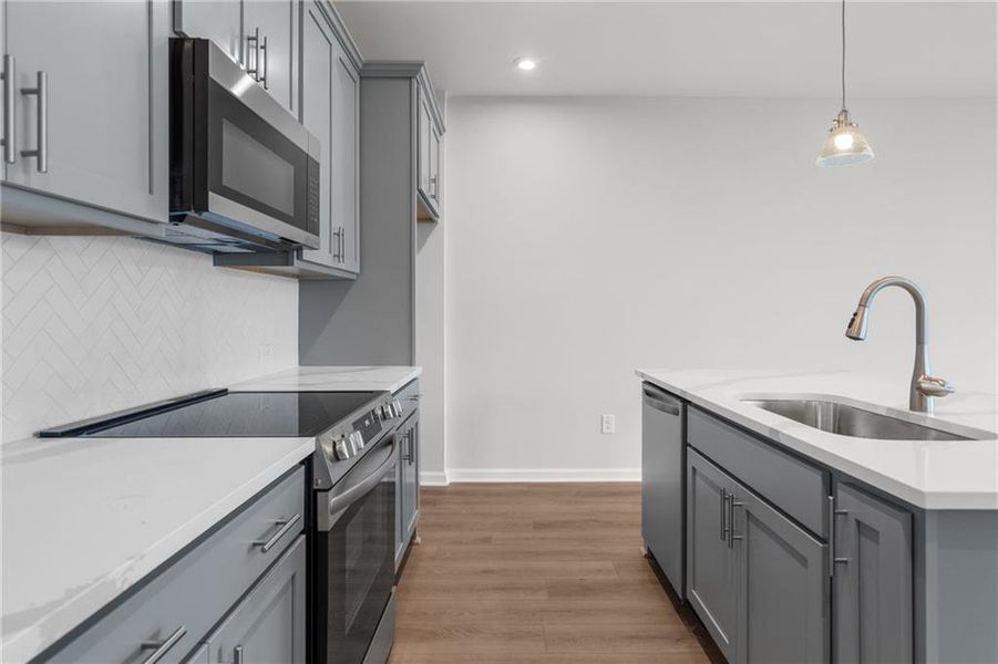 Furnished interior view inside a new home in Stegall Village, Cartersville (Image 6). Furnished interior view inside a new home in Stegall Village, Cartersville (Image 6).