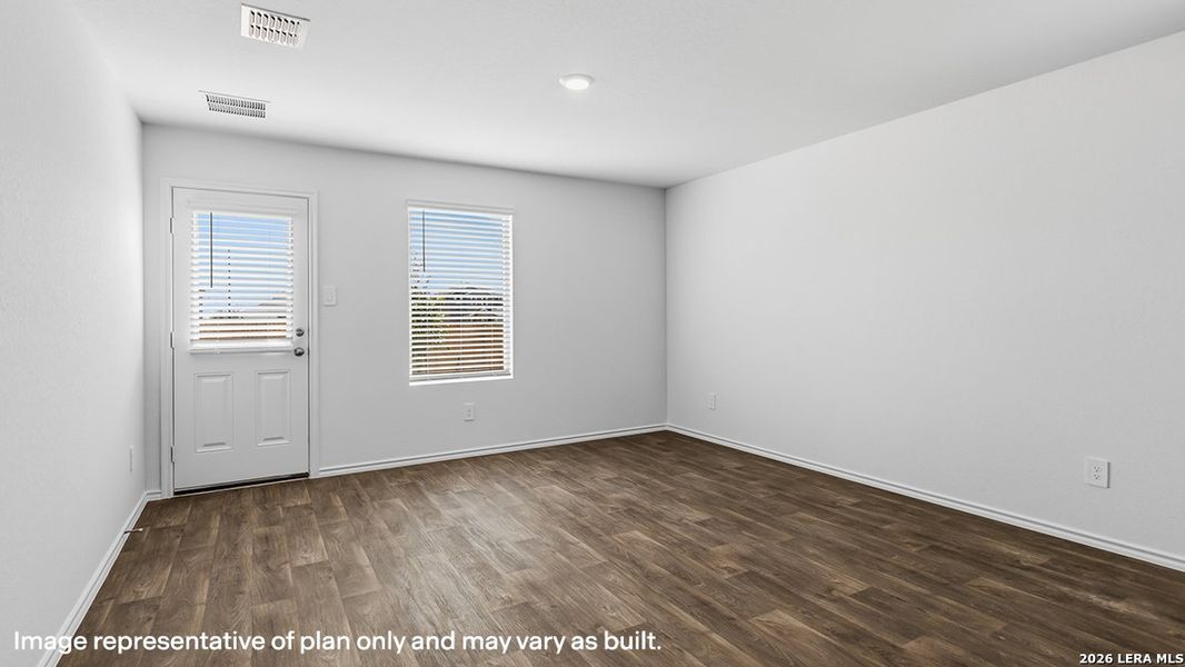 Spacious, unfurnished interior of a new home in Preserve at Medina, Von Ormy (Image 22).