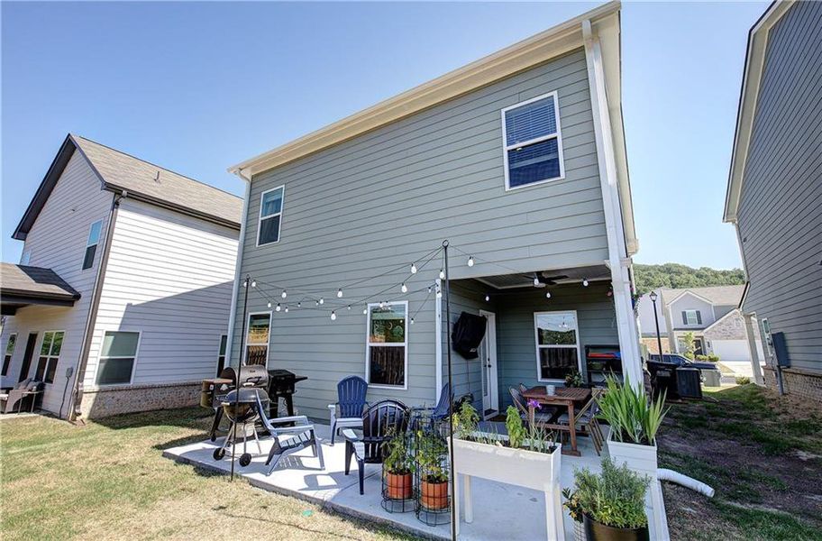 Exterior details and patio area of a home in , Cartersville (Image 3).