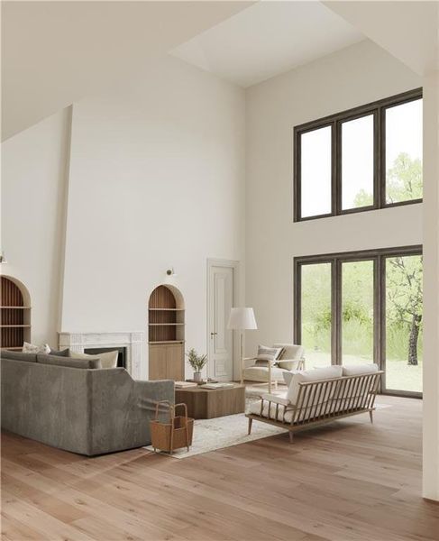 Furnished interior view inside a new home in , Alpharetta (Image 13).