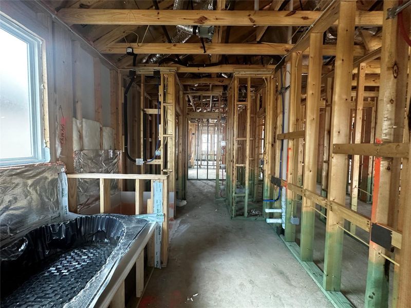 In-progress construction of a new home in Berry Creek Highlands, Georgetown, TX (Image 26).