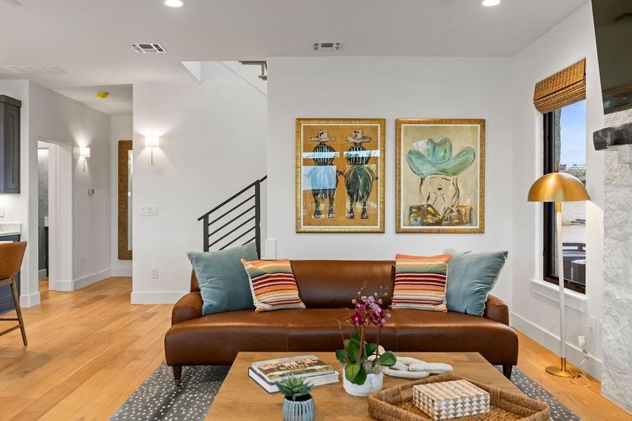 Furnished interior view inside a new home in , Iredell (Image 30).