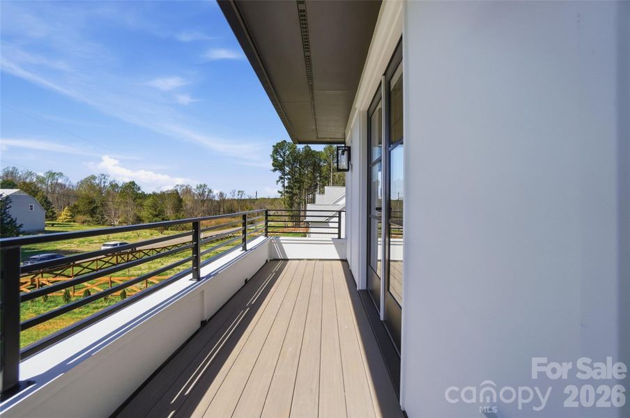 Exterior details and patio area of a home in , Mooresville (Image 4).