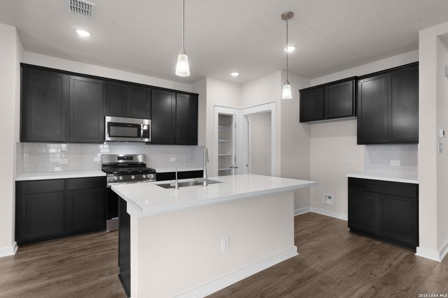 Furnished interior view inside a new home in Westridge, San Antonio (Image 7).