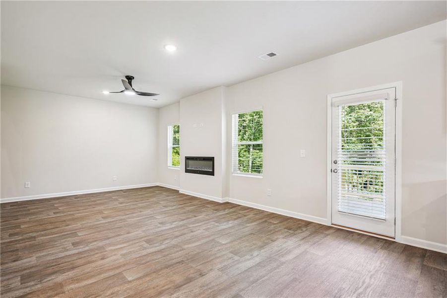 Spacious, unfurnished interior of a new home in River Walk Farm, Covington (Image 9). Spacious, unfurnished interior of a new home in River Walk Farm, Covington (Image 9).