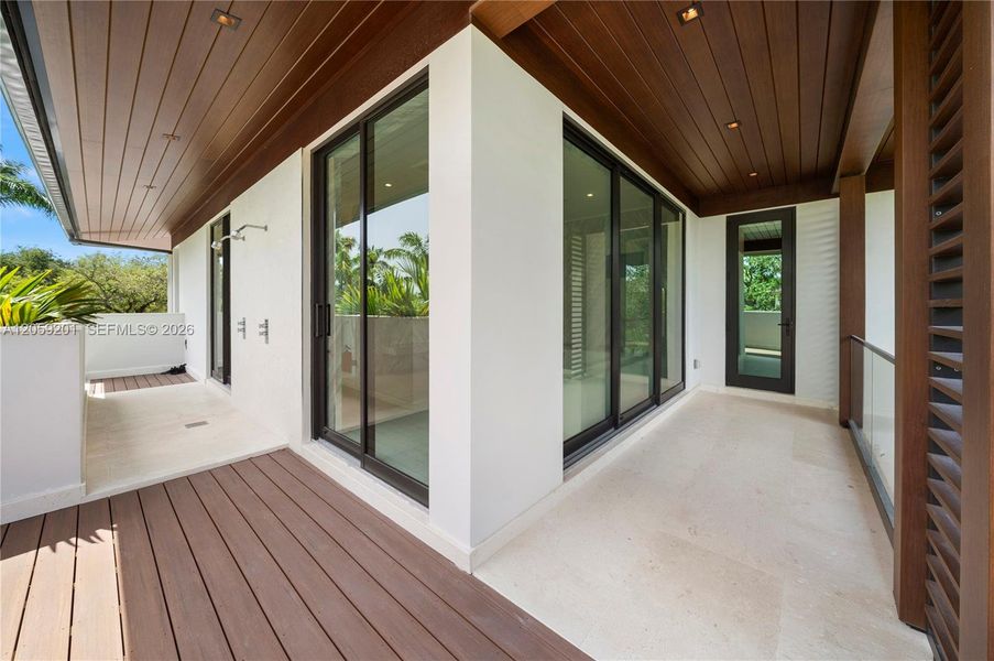 Exterior details and patio area of a home in , Coral Gables (Image 22).
