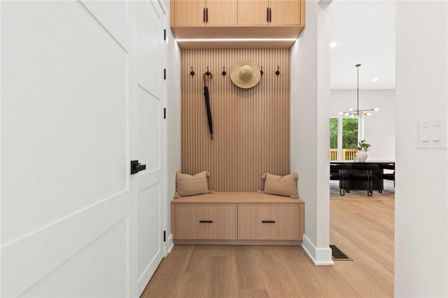 Furnished interior view inside a new home in , Fairburn (Image 36).