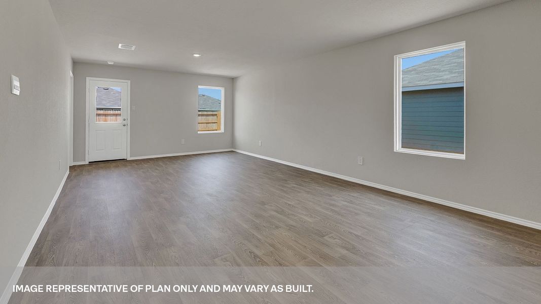 Representative unfurnished interior of a home built from the The Barton by D.R. Horton in Spring Valley, New Braunfels (Image 19).