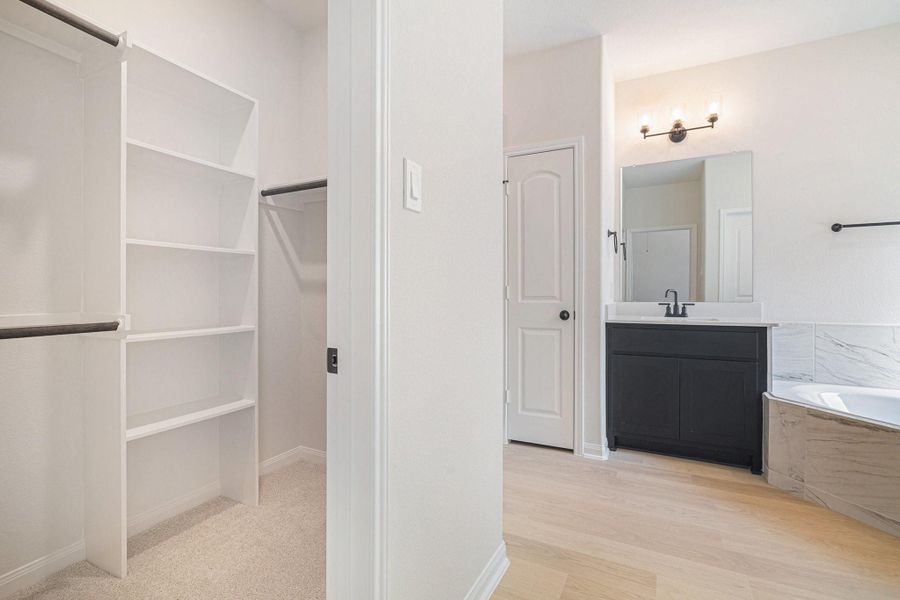 Spacious, unfurnished interior of a new home in Rose Hill Estates, Willis (Image 21). Spacious, unfurnished interior of a new home in Rose Hill Estates, Willis (Image 21).