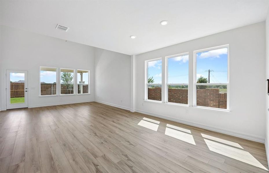 Gathering room with natural light