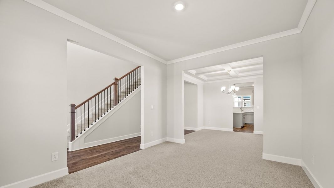 Representative unfurnished interior of a home built from the Packard by D.R. Horton in Evergreen Crossing, Locust Grove (Image 19).