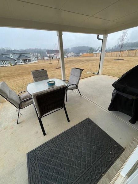 Exterior details and patio area of a home in , Dawsonville (Image 32). Exterior details and patio area of a home in , Dawsonville (Image 32).