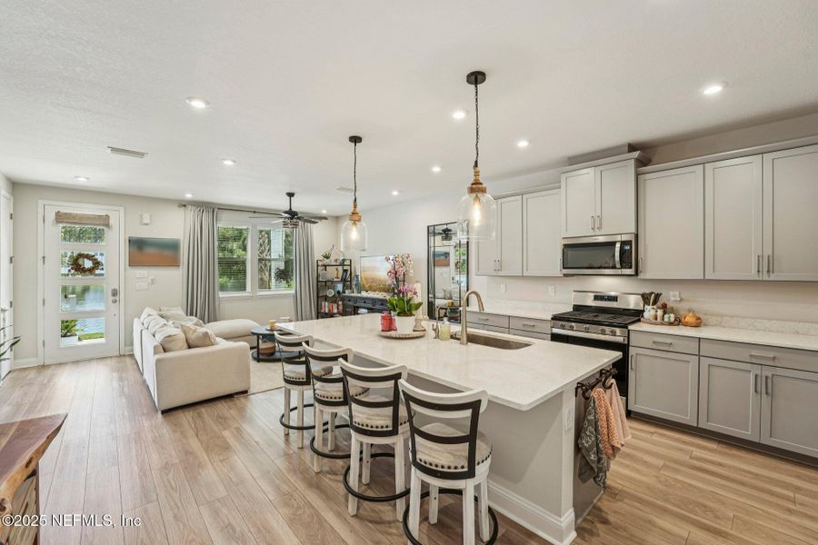 Furnished interior view inside a new home in , Jacksonville (Image 6). Furnished interior view inside a new home in , Jacksonville (Image 6).