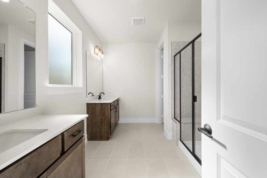 Furnished interior view inside a new home in The Retreat at Harvest, Argyle (Image 12).