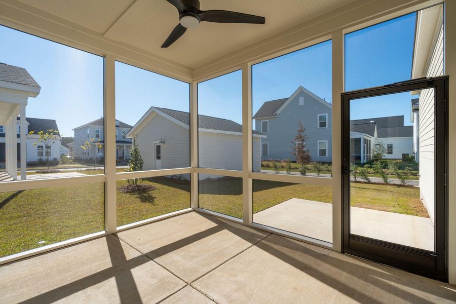 Exterior details and patio area of a home in Nexton, Summerville (Image 4). Exterior details and patio area of a home in Nexton, Summerville (Image 4).