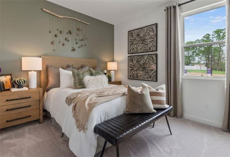 Furnished interior view inside a new home in Reserve at Gum Springs, Jefferson (Image 20).