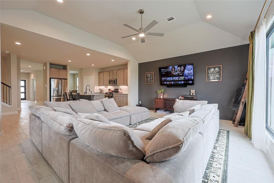 Furnished interior view inside a new home in Telge Ranch, Cypress (Image 31).