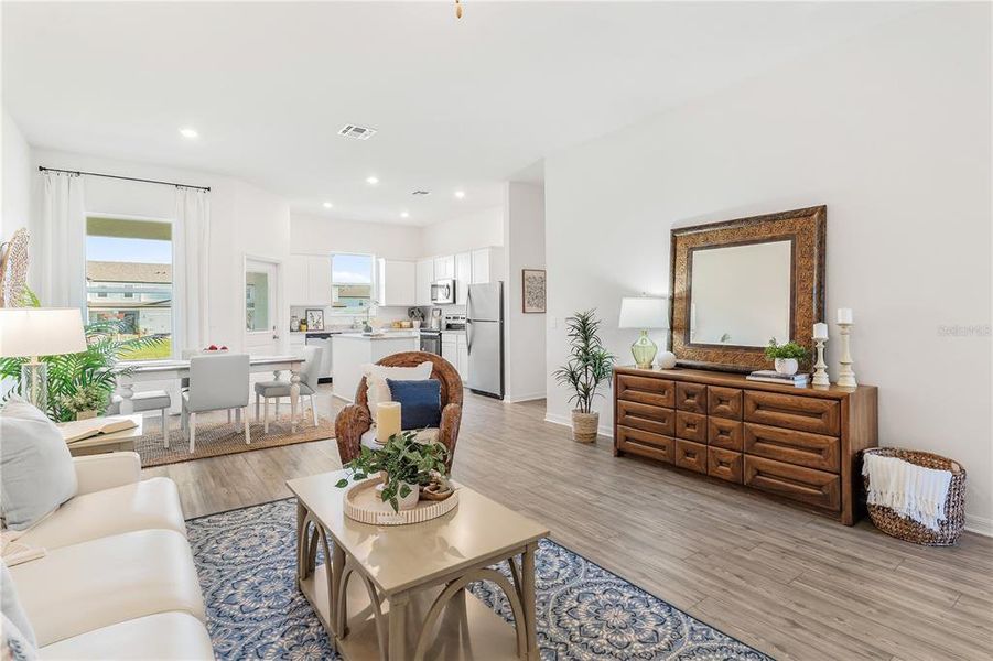 Furnished interior view inside a new home in Sol Vista, Dundee (Image 8).