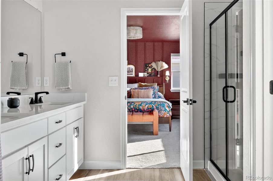 Furnished interior view inside a new home in Colliers Hill, Erie (Image 15). Furnished interior view inside a new home in Colliers Hill, Erie (Image 15).