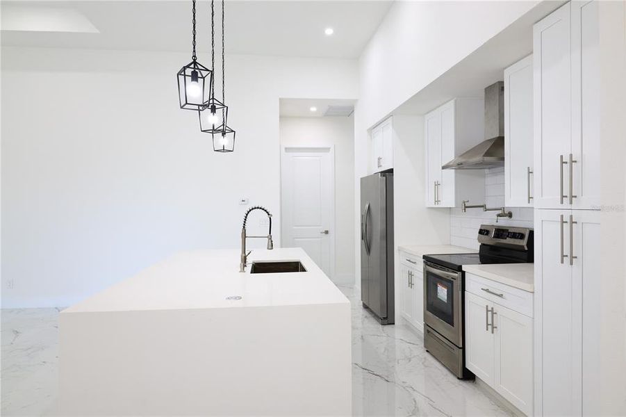 Furnished interior view inside a new home in , Cape Coral (Image 6). Furnished interior view inside a new home in , Cape Coral (Image 6).