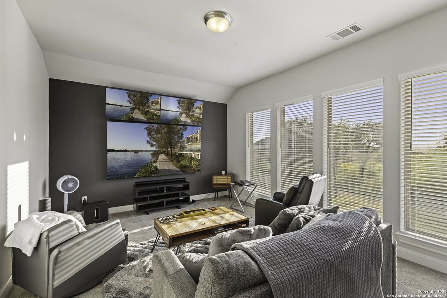 Furnished interior view inside a new home in Megan's Landing 1/2 Acre, San Antonio (Image 5). Furnished interior view inside a new home in Megan's Landing 1/2 Acre, San Antonio (Image 5).