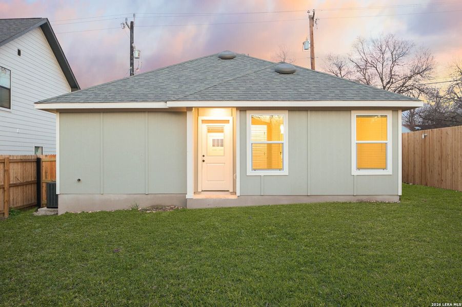 Exterior details and patio area of a home in , San Antonio (Image 3).