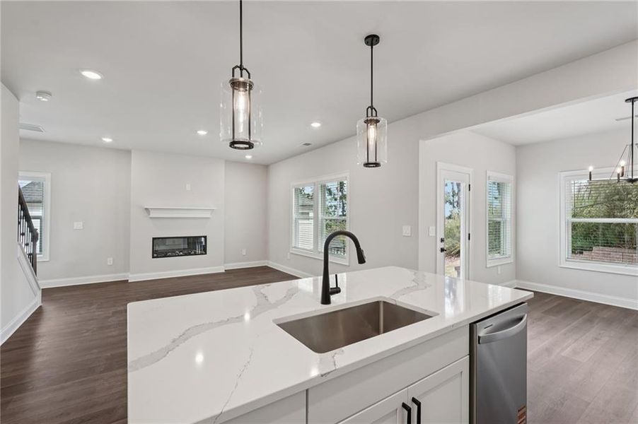 Furnished interior view inside a new home in Hemingway - Reserve Series, Cumming (Image 6).