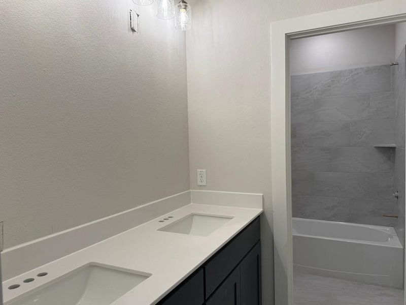 Furnished interior view inside a new home in Rocky Top, Krum (Image 8).