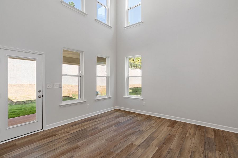 Spacious, unfurnished interior of a new home in Ovation at Sweetbrier, Durham (Image 18).