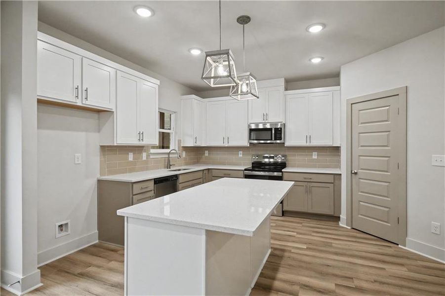 Furnished interior view inside a new home in , Norcross (Image 6). Furnished interior view inside a new home in , Norcross (Image 6).