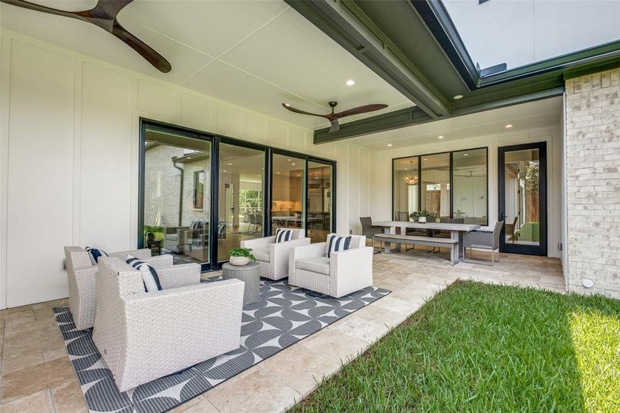 Furnished interior view inside a new home in , Dallas (Image 28).
