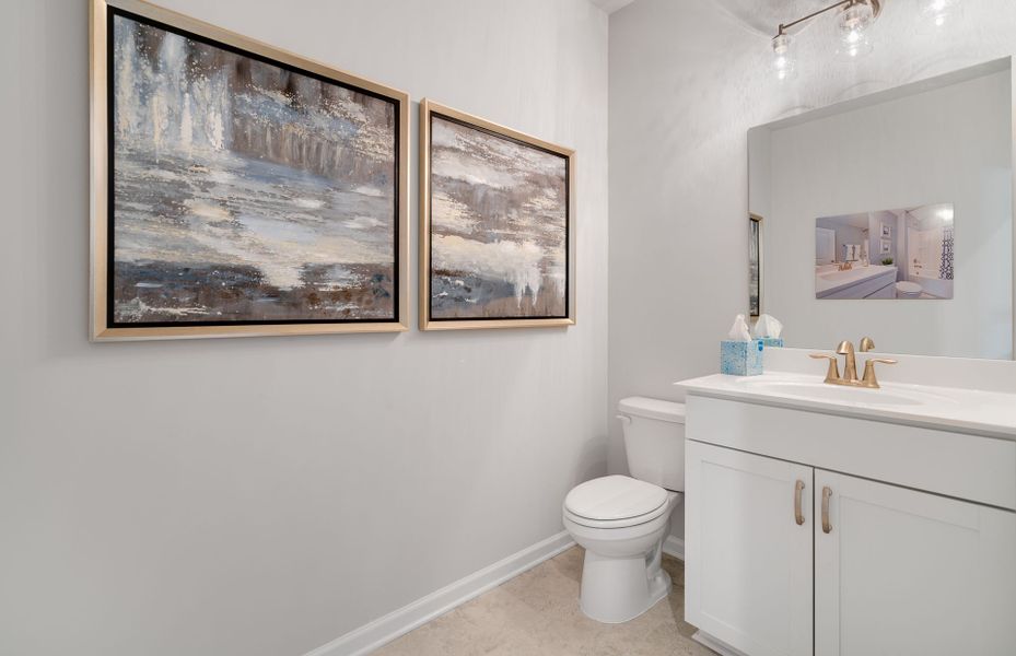 Representative furnished interior of a home built from the Rosemont by Pulte Homes in Bennett Park, Grayson (Image 68).