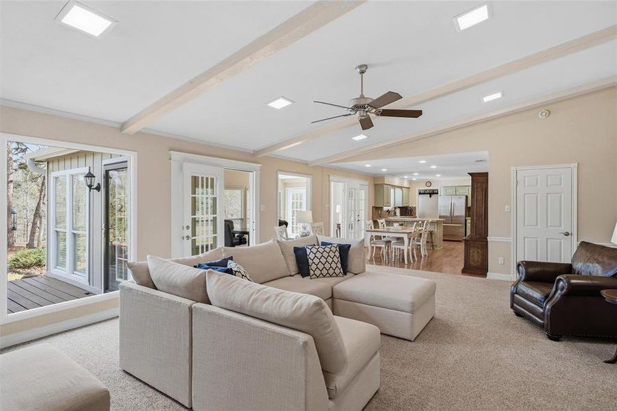 Furnished interior view inside a new home in , Holly Lake Ranch (Image 17).