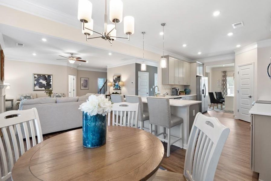 Furnished interior view inside a new home in Jones Ridge, Dallas (Image 13).