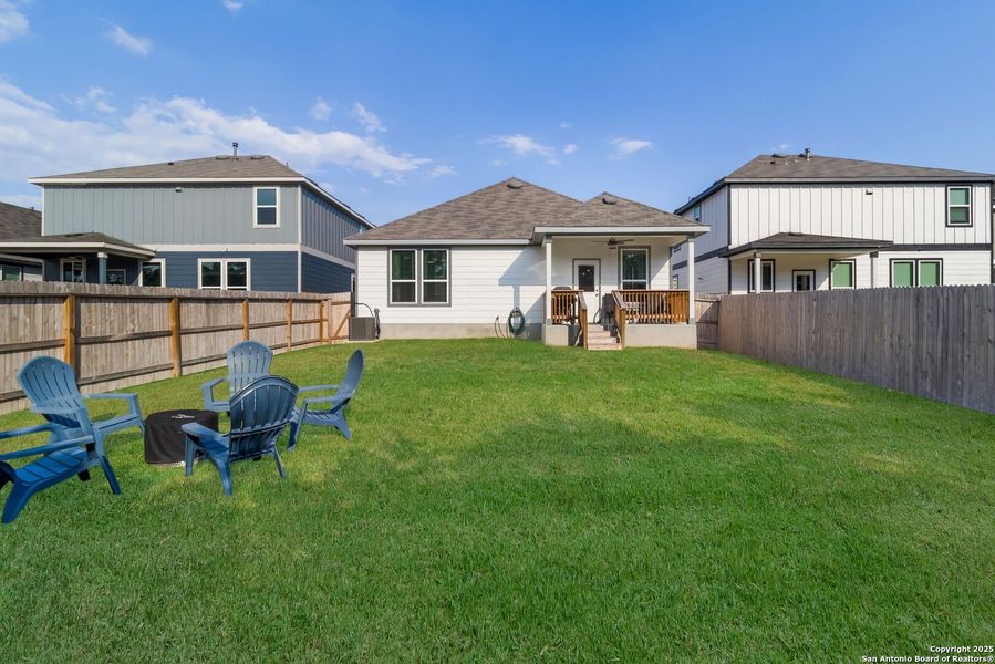 Front exterior of a new home in Davis Ranch, San Antonio, TX, highlighting curb appeal (Image 2).