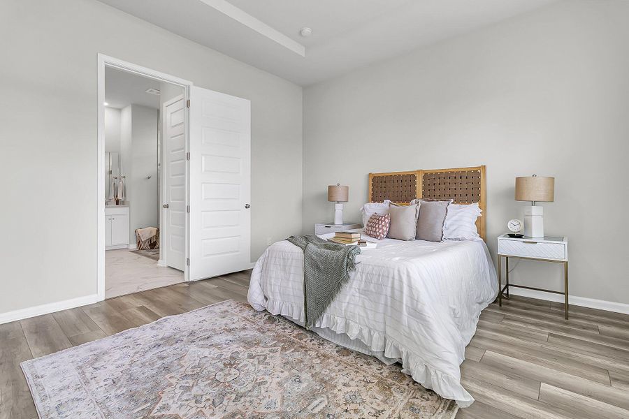 Furnished interior view inside a new home in Horizons at Summers Corner | 55+: The Legends, Summerville (Image 26).