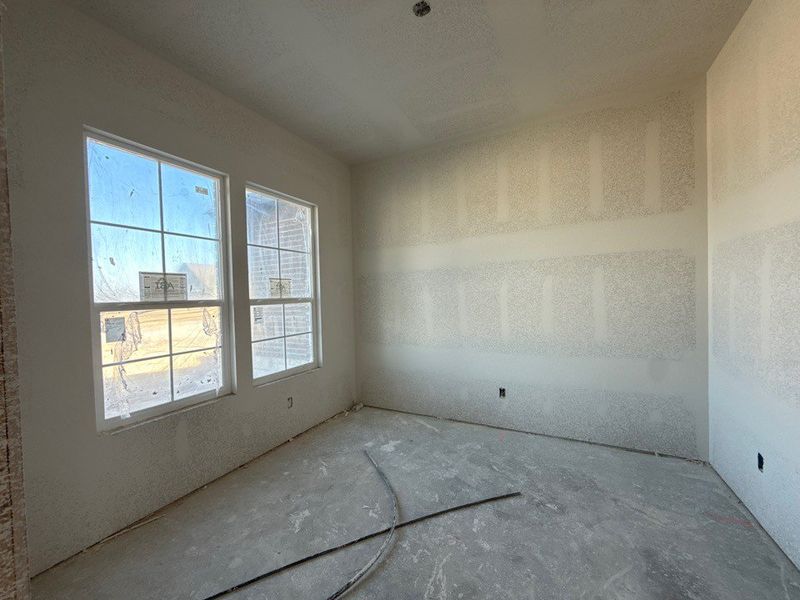 In-progress construction of a new home in Oak Grove Addition, Springtown, TX (Image 6).