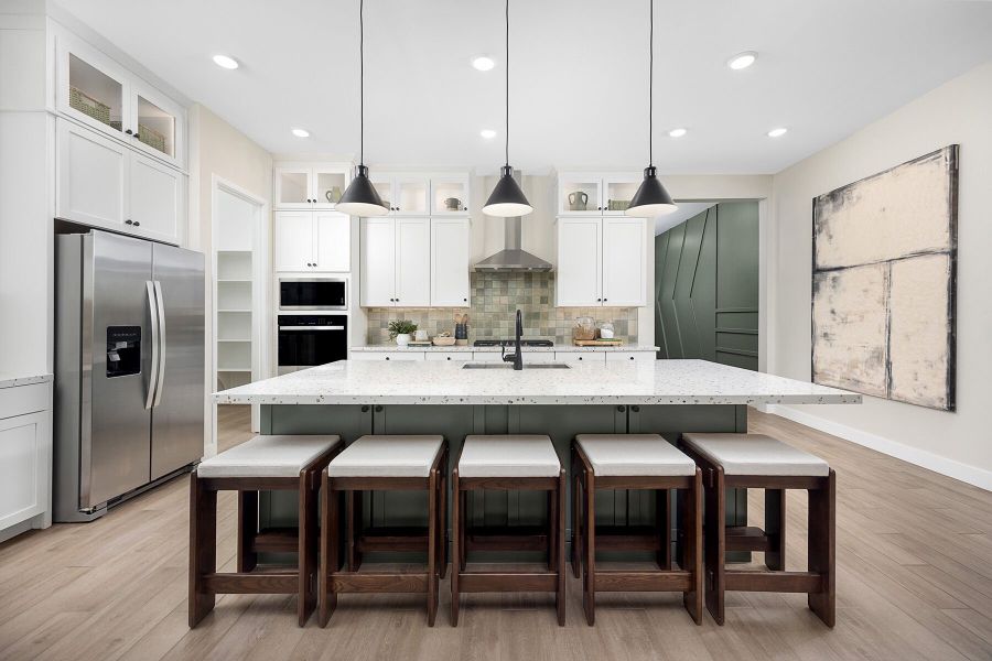 Representative furnished interior of a home built from the Garnet by Mattamy Homes in Las Ventanas, Goodyear (Image 7).