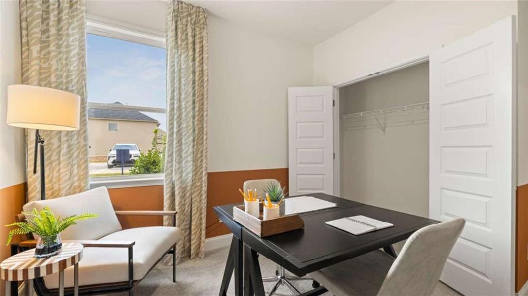 Furnished interior view inside a new home in The Gates at Pates Creek, Hampton (Image 63).