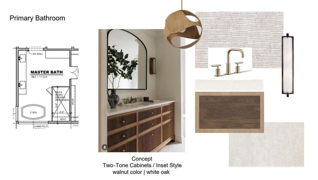 Sample of building materials used in homes in Avadene at Las Colinas, Irving (Image 7).