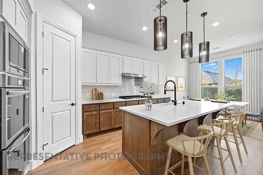 Furnished interior view inside a new home in Pecan Square: 50ft. lots, Northlake (Image 10). Furnished interior view inside a new home in Pecan Square: 50ft. lots, Northlake (Image 10).