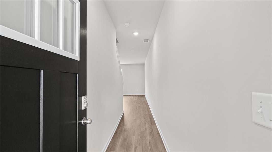 Spacious, unfurnished interior of a new home in Echo Glen, Stockbridge (Image 25). Spacious, unfurnished interior of a new home in Echo Glen, Stockbridge (Image 25).