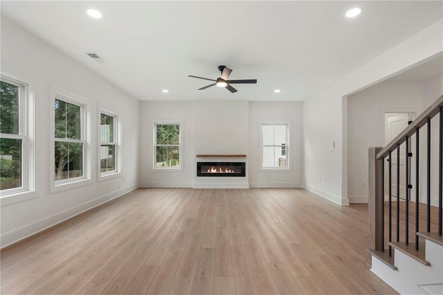 Spacious, unfurnished interior of a new home in , Hiram (Image 19).