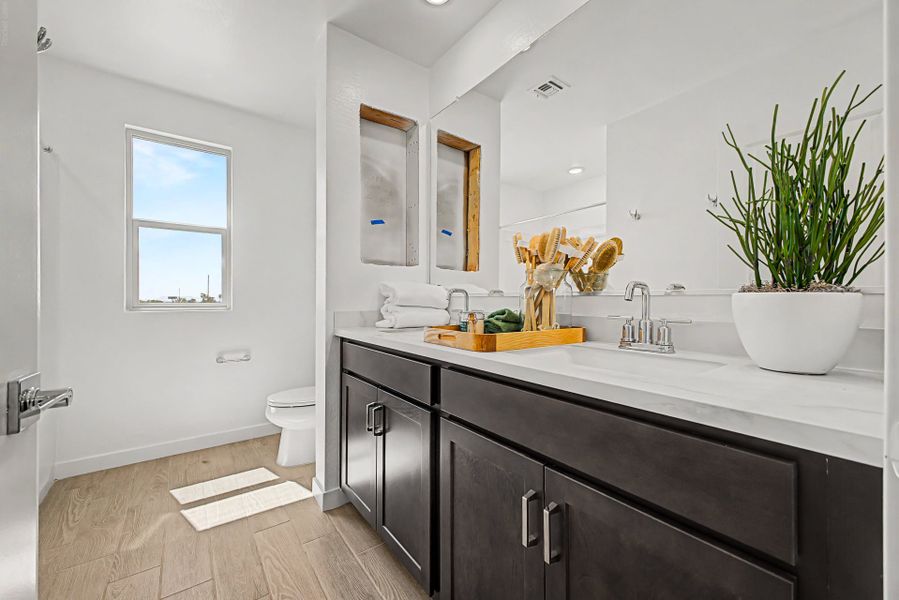 Furnished interior view inside a new home in Rialta, Mesa (Image 9). Furnished interior view inside a new home in Rialta, Mesa (Image 9).
