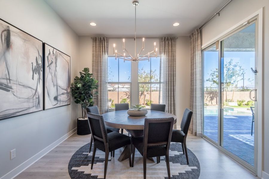 Furnished interior view inside a new home in Legado, Queen Creek (Image 12).