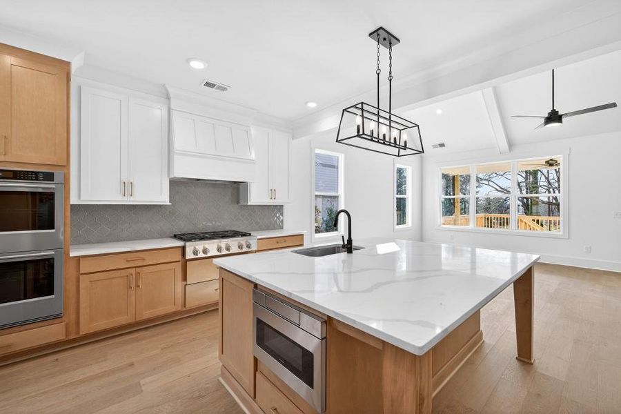 Furnished interior view inside a new home in , Marietta (Image 21).