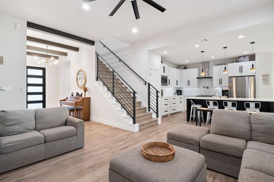 Furnished interior view inside a new home in , Bastrop (Image 9).
