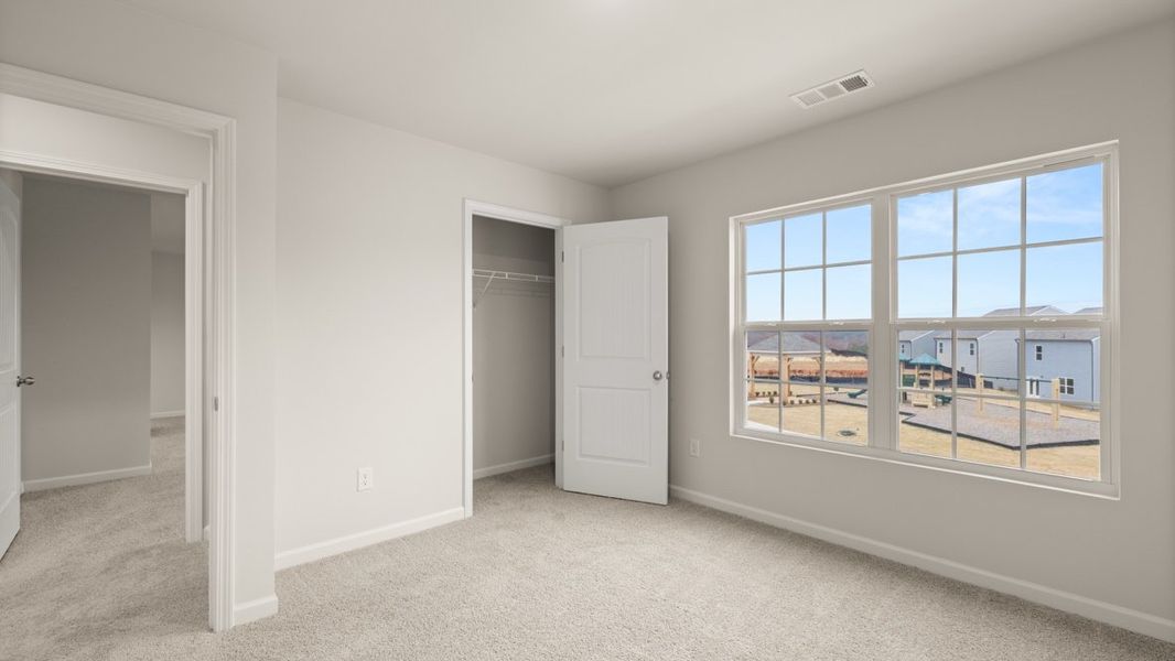 Representative unfurnished interior of a home built from the Belhaven by D.R. Horton in Pointe Park, Union City (Image 27). Representative unfurnished interior of a home built from the Belhaven by D.R. Horton in Pointe Park, Union City (Image 27).